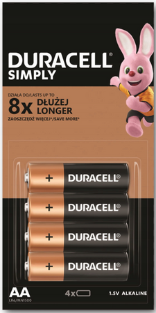 DURACELL LR6 HBDC SIMPLY BL4