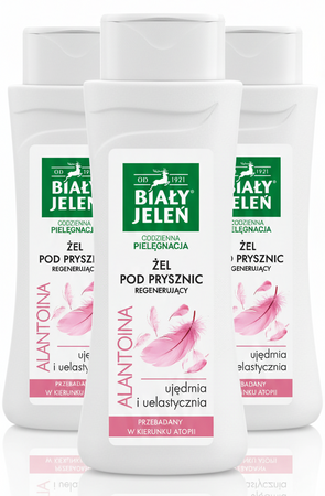 BIAŁY JELEŃ ŻEL POD PRYSZNIC 300ML ALANTOINA x3 /zestaw