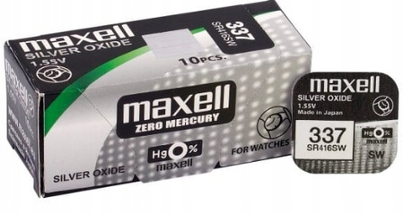 MAXELL bateria srebrowa 337 / SR416SW BL1