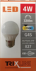 spuldze TR G45 4W E27 320lm