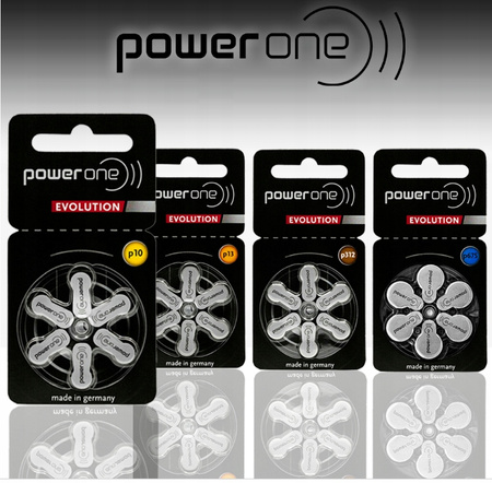 POWER ONE EVOLUTION Baterie słuchowe V10 60 szt.