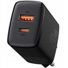 Baseus Compact szybka ładowarka sieciowa USB / USB Typ C 20W 3A Power Delivery Quick Charge 3.0 czarny CCXJ-B01