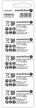 everActive bateria litowa CR2016 bl.5