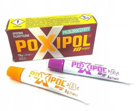 POXIPOL klej epoksydowy przezroczysty 16g / 14ml