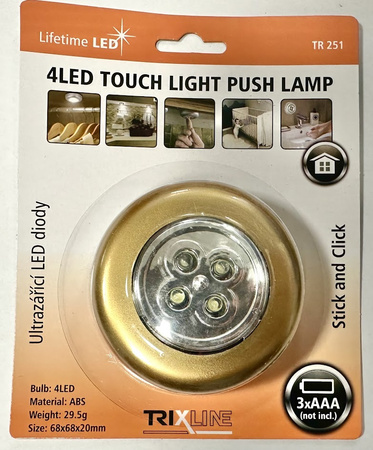 BC TR251 4LED zelta (5663)