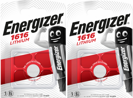ENERGIZER Bateria litowa 1616 bl.1 / zesatw 2 szt.