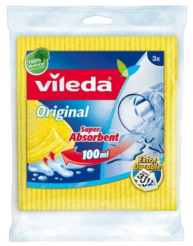 Vileda ścierka pucerka gąbka 2+1