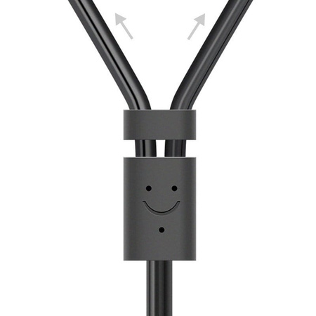UGREEN Kabel AV102 10561 audio mini jack 3,5mm żeński - 2RCA męski 0.25m - szary