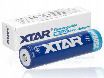 XTAR 18650-350PCM 3500mAh Li-ION Protected 3,7V 10A