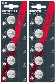 PROCELL INTENSE CR2032 10 szt. - zestaw