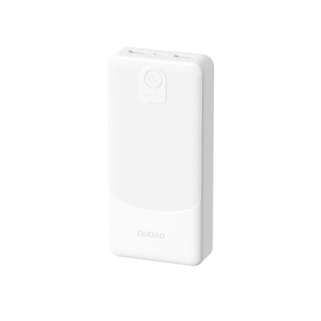 Powerbank Dudao K10 10000mAh 2.4A 2 x USB-A - biały