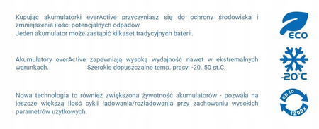 everActive akumulatorki AAA Ni-MH 1050 mAh bl.4