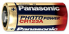 PANASONIC bateria litowa PHOTO CR123 BL1