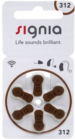 SIEMENS Baterie słuchowe SIGNIA 312 MF (PR41) BL6x10 /zestaw