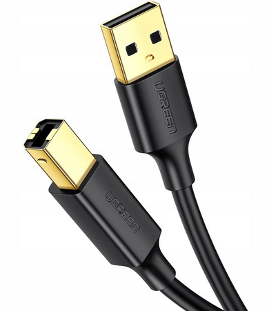 UGREEN kabel przewód USB - USB Typ B kabel do drukarki 3m czarny 10351