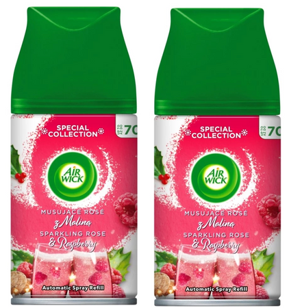 AIR WICK Zapas wkład róża/malina x2 /zestaw