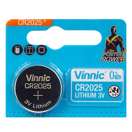 VINNIC bateria litowa CR2025 BL5 zestaw