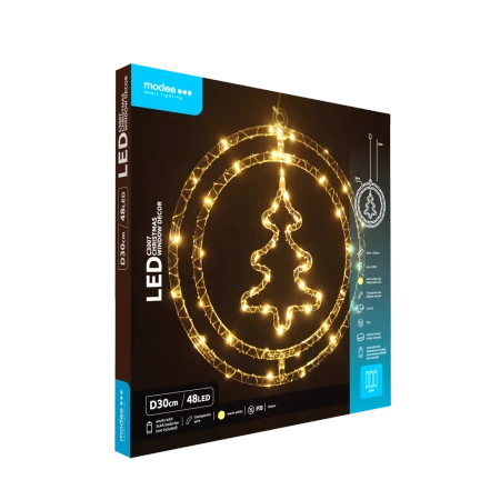 Dekor. świąt choinka BAT modee WARM 48LED ML-C3007