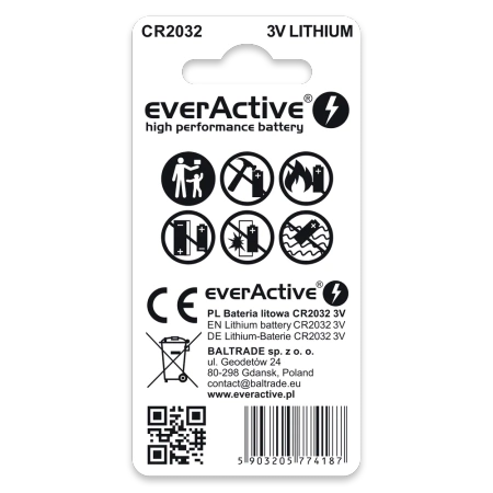 everActive bateria litowa CR2032 bl.2