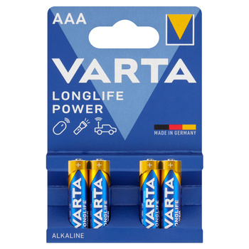 VARTA bateria alkaliczna Longlife Power LR3 AAA BL4