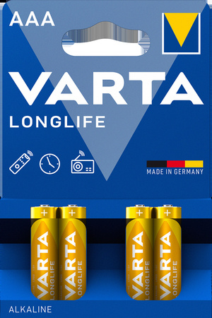 VARTA bateria alkaliczna Longlife LR3 AAA BL4