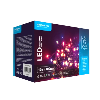 Lampki choinkowe modee 10m RGB 100LED ML-C2003