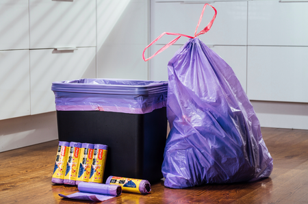 Worki z taśmą zapachowe Paclan 60L 10szt.