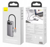 Baseus Metal Gleam 4w1 wielofunkcyjny HUB USB Typ C - USB Typ C Power Delivery 100 W / HDMI 4K 30 Hz / USB 3.2 Gen 1 / USB 2.0 CAHUB-CY0G
