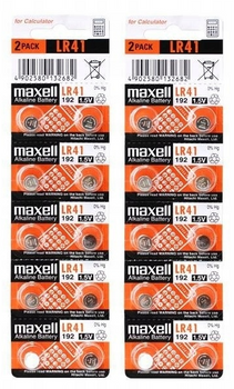 MAXELL bateria alkaliczna LR41 20 szt. - zestaw