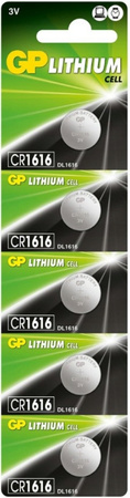 GP bateria litowa CR1616 bl 5x2 /zestaw