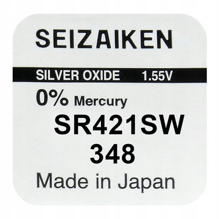 SEIZAIKEN bateria srebrowa SR421SW / 348 BL1