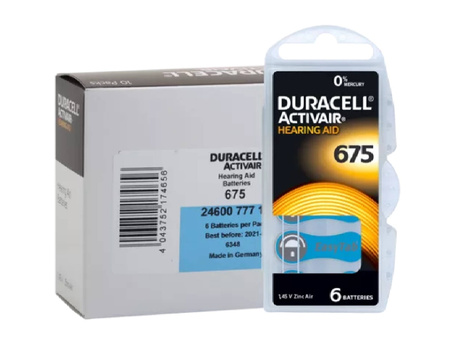 DURACELL baterie słuchowe 675 60 szt.