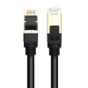 Ugreen kabel przewód internetowy sieciowy Ethernet patchcord RJ45 Cat 7 STP LAN 10Gbps 2m czarny 11269
