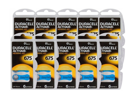DURACELL baterie słuchowe 675 60 szt.