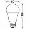 OSRAM 3x Żarówka LED E27 A60 13W 100W 1521lm 4000K