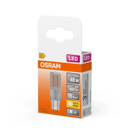 OSRAM Żarówka LED G9 KAPSUŁKA 4,8W = 50W 2700K