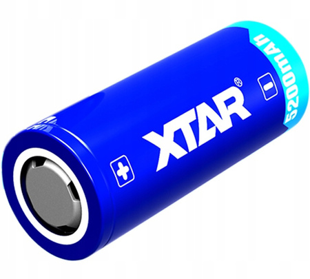 XTAR 26650-520PCM 5200mAH Li-ION Protected 3,7V 7A