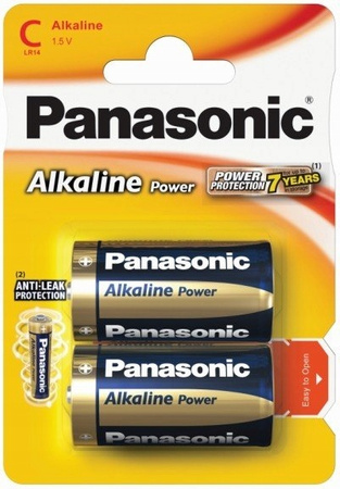 PANASONIC bateria alkaliczna Alkaline Power LR14 C BL2