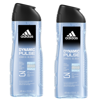 ADIDAS SHOWER GEL 400ML MEN DYNAMIC PULSE 3IN1 12/108/1296 PLx2 /zestaw