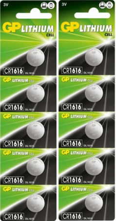 GP bateria litowa CR1616 bl 5x2 /zestaw