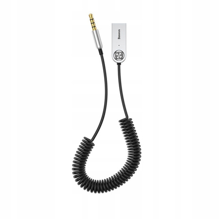 Baseus BA01 odbiornik dźwięku Bluetooth 5.0 kabel adapter audio AUX jack czarny CABA01-01