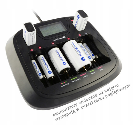 everActive Ładowarka do akumulatorków Ni-MH Ni-CD NC-900U 