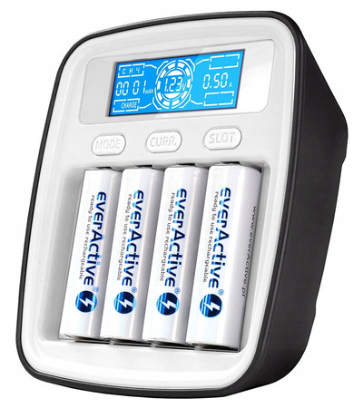 everActive Ładowarka do akumulatorków Ni-MH NC-1000M USB-C