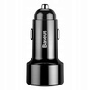 Baseus Magic Series Dual QC - ładowarka samochodowa Quick Charge 3.0 2x USB 45W 6A czarny CCMLC20A-01