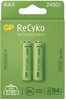 GP akumulatorki ReCyko+ AA 2450mAh NiMH 1,2V BL2