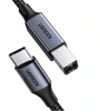 UGREEN Kabel US370 45106 do drukarki USB-C / USB-B 2m - czarny