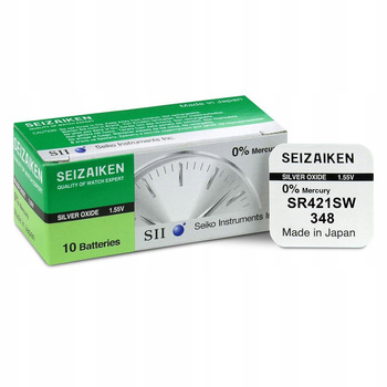 SEIZAIKEN bateria srebrowa SR421SW / 348 BL1