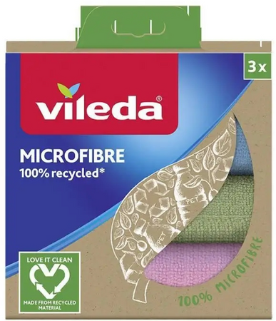 PINK STUFF UNIWERSALNY SPRAY CZYSZCZĄCY 850 ML+VILEDA ŚCIEREC. MIKROF.RECYCLED 3SZT