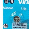 VINNIC bateria alkaliczna LR60 / L621F / AG1 BL10 zestaw