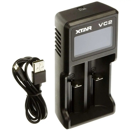 XTAR Ładowarka VC2 18650/26650 Li-ION, 2 kanały, USB